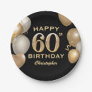 Recherche de anniversaire de 60 ans assiettes Fête d'anniversaire