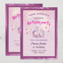 Recherche de magique de licorne anniversaire invitations Pour elle