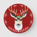 Recherche de rennes horloges Illustration