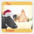 Recherche de vache noël autocollants Pays