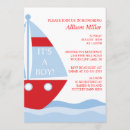 Recherche de sailboat baby shower invitations Bleu