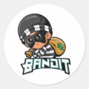 Recherche de bandit autocollants Drôle
