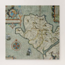 Recherche de cartes antiques puzzles Vintage