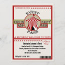 Recherche de tente de cirque invitations Fête d'anniversaire au cirque