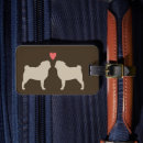Recherche de carlin bagages étiquettes Animaux