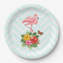 Recherche de exotique assiettes en papier Hibiscus