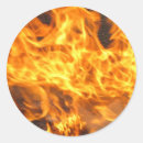 Recherche de brûlure autocollants Flammes