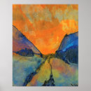 Recherche de de coucher du soleil posters Aquarelle