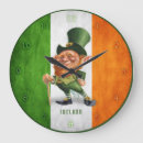 Recherche de drapeau irlandais horloges Orange