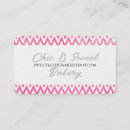 Recherche de chevron rose cartes visite Rayures