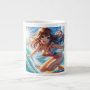 Recherche de surfeur tasses Plage