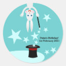 Recherche de anniversaire magicien autocollants Étoiles