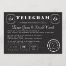 Recherche de telegram invitations Vintage
