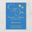 Recherche de coeur brillant cartes postales Enregistrer la date