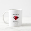 Recherche de grenat tasses Anniversaire de janvier
