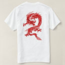 Recherche de chinese dragon tshirts Rouge