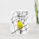 Recherche de oiseau jaune vœux cartes Pour elle