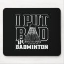 Recherche de badminton tapis souris Anniversaire