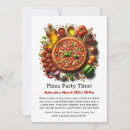 Recherche de tranche pizza invitations Téléchargement numérique