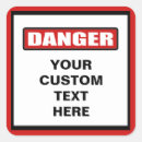 Recherche de dange autocollants Personnalisation