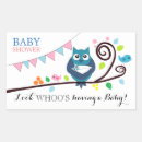 Recherche de hiboux rectangles autocollants Chouettes