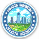 Recherche de jakarta autocollants Asie