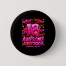 Recherche de anniversaire 18 badges Vieux