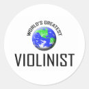 Recherche de musique du monde autocollants Violoniste