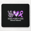 Recherche de ruban violet tapis souris Sensibilisation