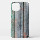 Recherche de bois peint iphone coques Bleu