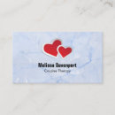 Recherche de unité cartes visite Amour