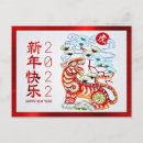 Recherche de tigre chinois cartes postales Zodiaque