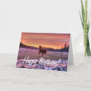 Recherche de la corse vœux cartes Cheval