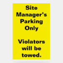 Recherche de parking signes Avertissement