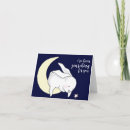 Recherche de lune bleue vœux cartes Lapin