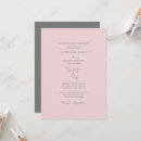 Recherche de rose et gris mariage invitations Mariés