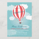 Recherche de nuage blanc invitations Montgolfière
