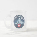 Recherche de souvenirs suisses tasses Drapeau suisse