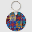 Recherche de motif patchwork porteclés Rétro