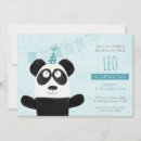 Recherche de panda anniversaire invitations Parti
