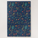 Recherche de motif coloré puzzles Bleu