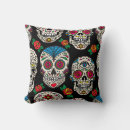 Recherche de rose de crâne coussins Halloween