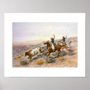 Recherche de chevaux sauvages posters Bleu