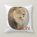 Recherche de roi de la jungle coussins Lion