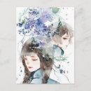 Recherche de mondes imaginaires cartes postales Coloré