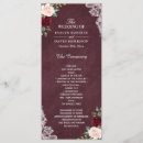 Recherche de burgundy mariage programmes Fleurs