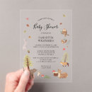 Recherche de bois rustique baby shower invitations Aquarelle