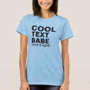 Recherche de service de mini messages tshirts Cool