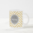 Recherche de chevron jaune tasses Zigzag