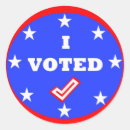 Recherche de fonctionnaire autocollants Vote